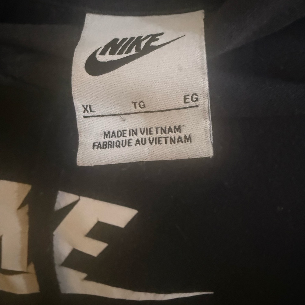 Nike Black Sweatshirt Hoodie Athletic Style - Picture 5 of 6